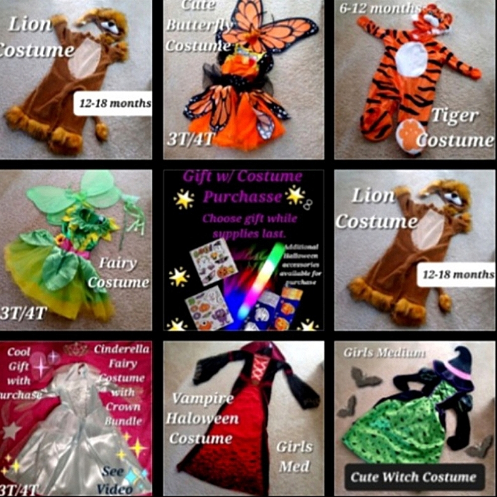 🎃🐈‍⬛👻 HALLOWEEN 🦋🐯🥷COSTUMES! Have ARRIVED!